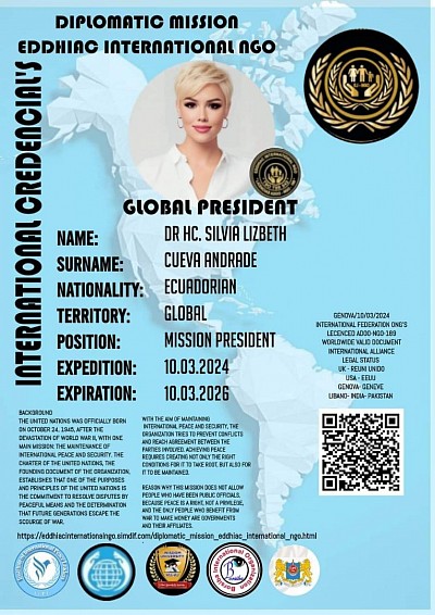 GLOBAL PRESIDENT DIPLOMATIC MISSION