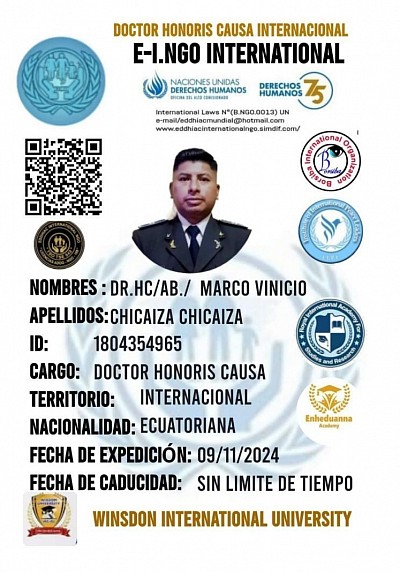 Dr.Hc/ Ab. Marco Vinicio Chicaiza Chacaiza