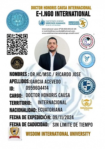Dr.Hc/ MSc./ Ricardo José García Acevedo