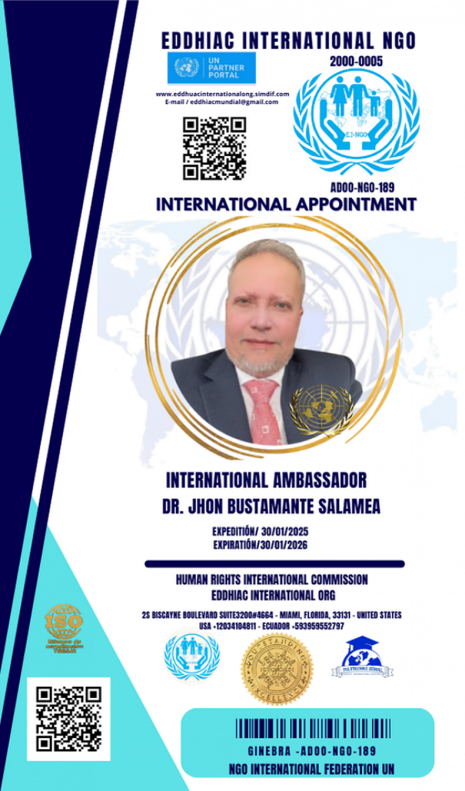INTERNATIONAL AMBASSADOR