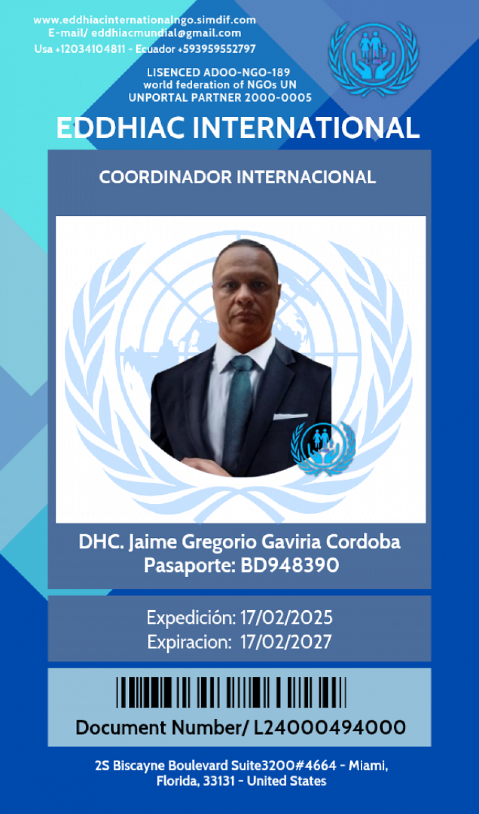INTERNATIONAL COORDINATOR