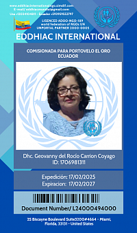 COMMISSIONER FOR PORTOVELO IN EL ORO, ECUADOR
