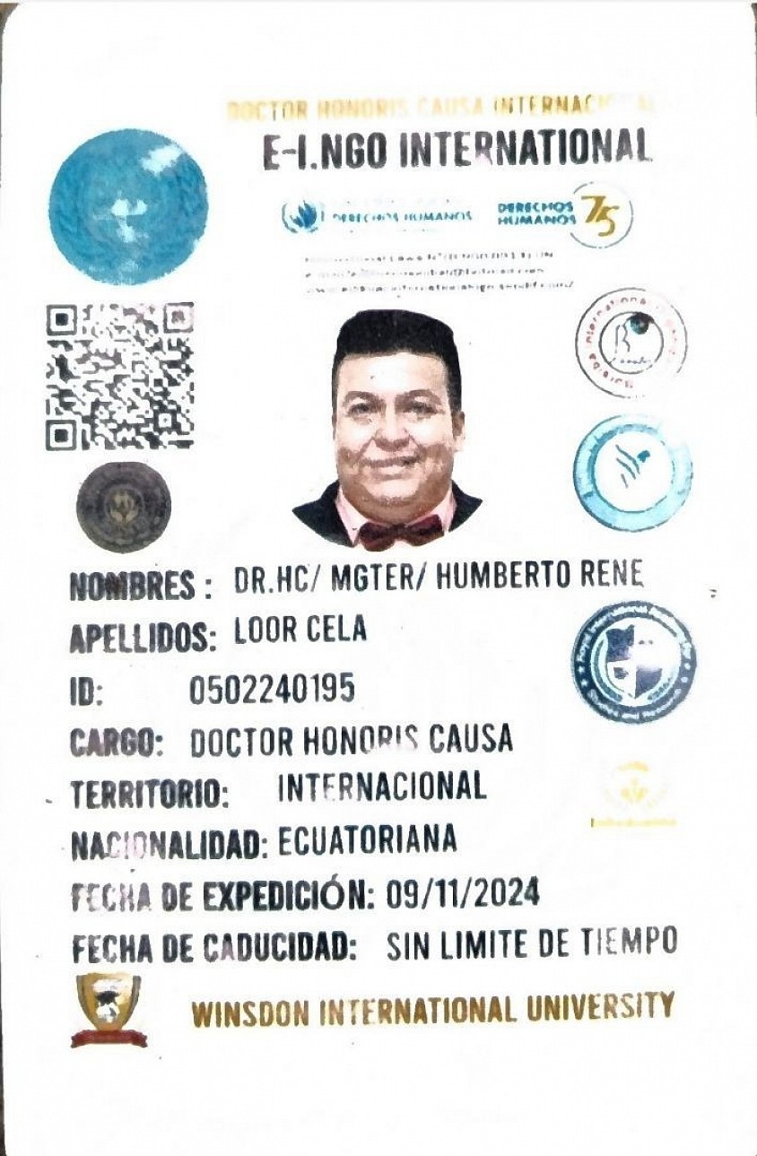 INTERNATIONAL AMBASSADOR  HARDQUARE ECUADOR